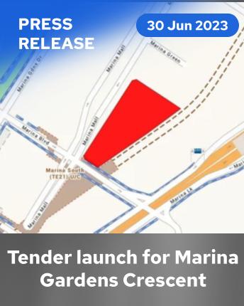 OrangeTee Comments on launch of land tenders at Marina Gardens Crescent